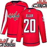 Capitals #20 Eller Red With Special Glittery Logo Adidas Jersey,baseball caps,new era cap wholesale,wholesale hats